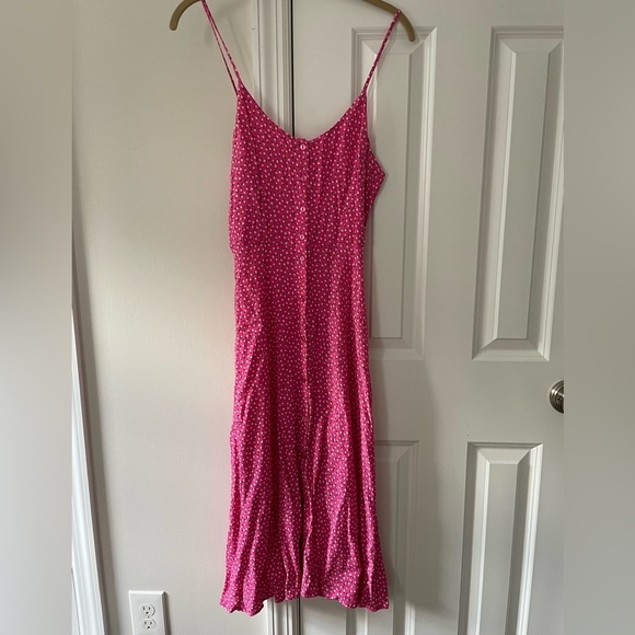 Rolla's Pink Midsummer Mini Tulips Midi Dress - Picture 6 of 15